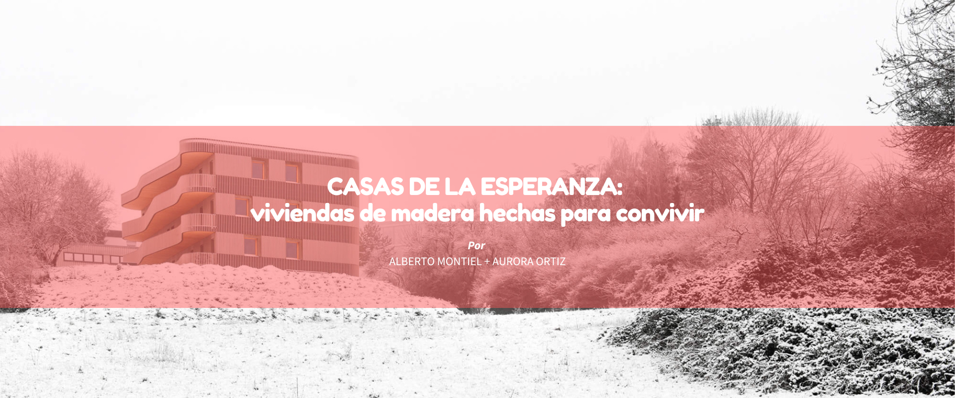 CASAS DE LA ESPERANZA: VIVIENDAS DE MADERA HECHAS PARA CONVIVIR - Madera y  Construcción