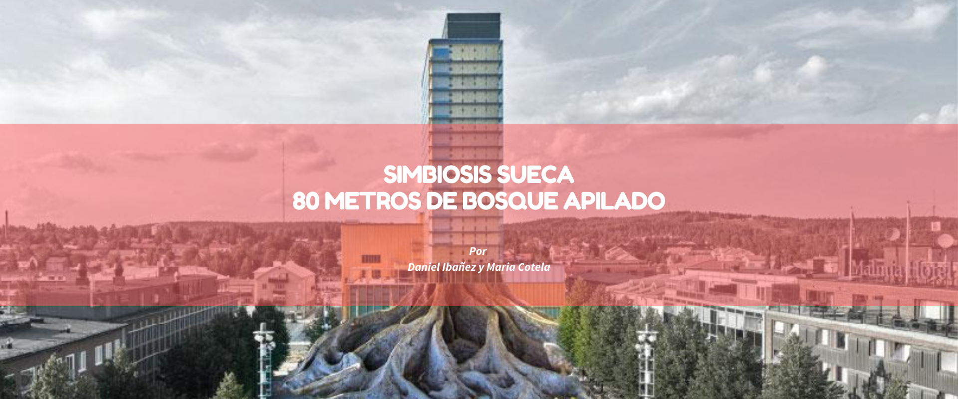 SIMBIOSIS SUECA 80 METROS DE BOSQUE APILADO Artículo de Daniel Ibañez y Maria Cotela