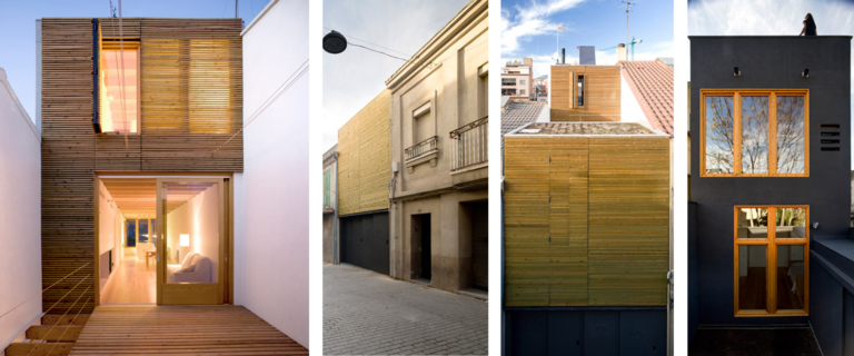 CASA ENTRE MEDIANERAS, UNA VIVIENDA SOSTENIBLE #Arquitecturademadera