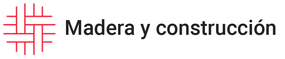 Logo madera y construcción