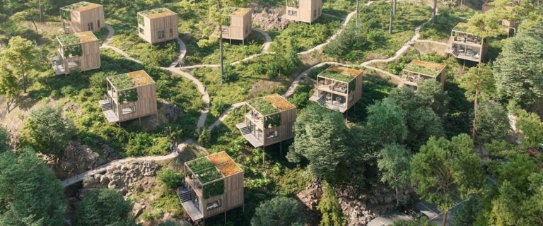 16 CABAÑAS QUE FLOTAN SIN ESFUERZO SOBRE EL SUELO DEL BOSQUE NORUEGO #Arquitecturademadera