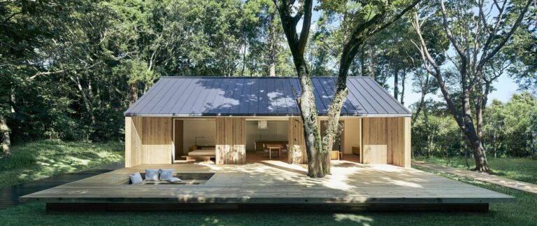 UNA CASA PREFABRICADA DISEÑADA POR MUJI  #ARQUITECTURADEMADERA