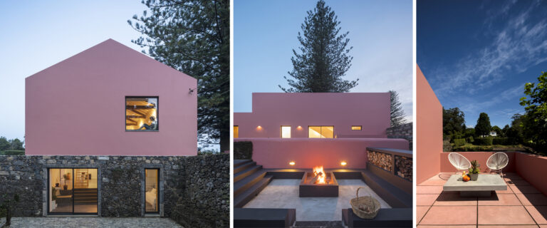 ESTABLO HISTÓRICO LAS AZORES TRANSFORMADO EN LA PINK HOUSE #Arquitecturademadera